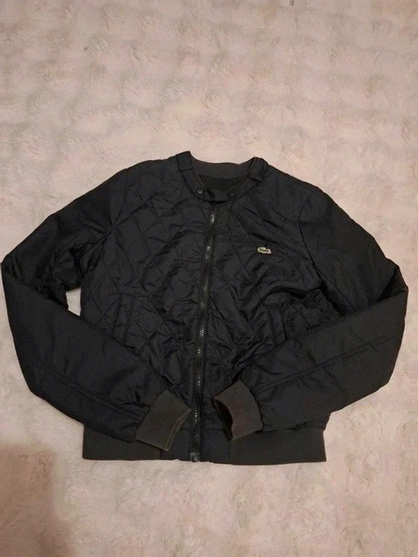 Blouson Noir Matelassé Lacoste T.36 (S) Femme – Lacoste – taille S / 36 / 8 2