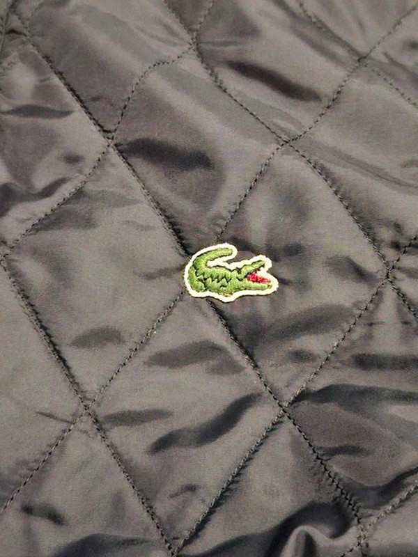 Blouson Noir Matelassé Lacoste T.36 (S) Femme – Lacoste – taille S / 36 / 8 3