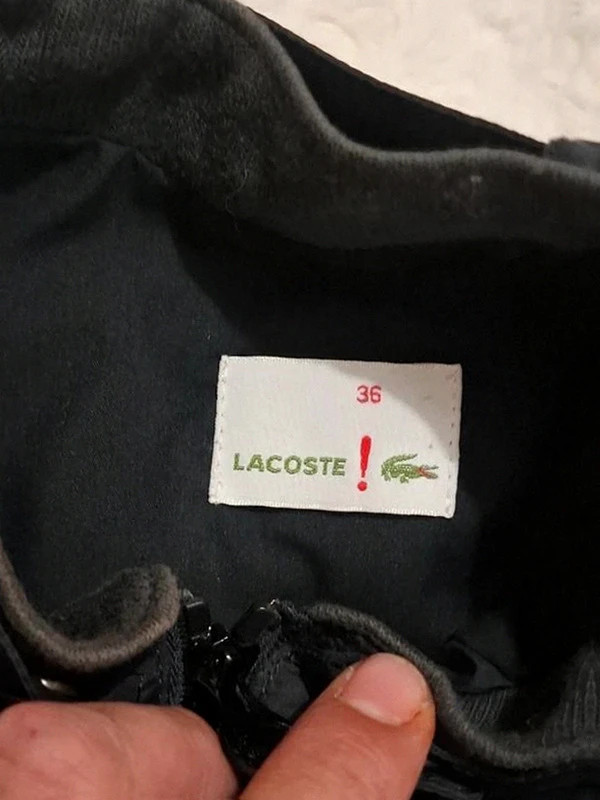 Blouson Noir Matelassé Lacoste T.36 (S) Femme – Lacoste – taille S / 36 / 8 4