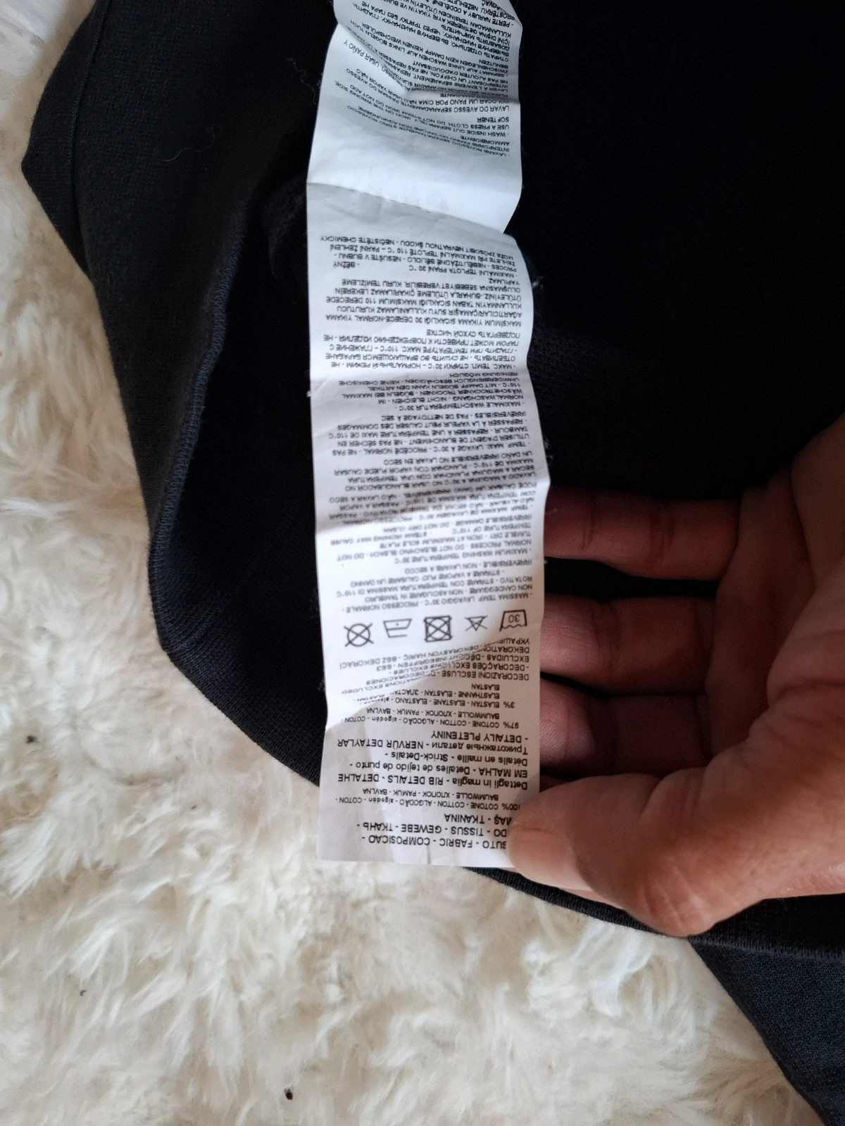 Sweat à capuche EA7 Emporio Armani noir logo blanc streetwear taille M – EA7 Emporio Armani – taille M 5