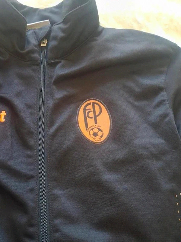 Veste d'Entraînement Uhlsport FP Portois Noir & Orange T.S / Sweat – Uhlsport – taille S 3