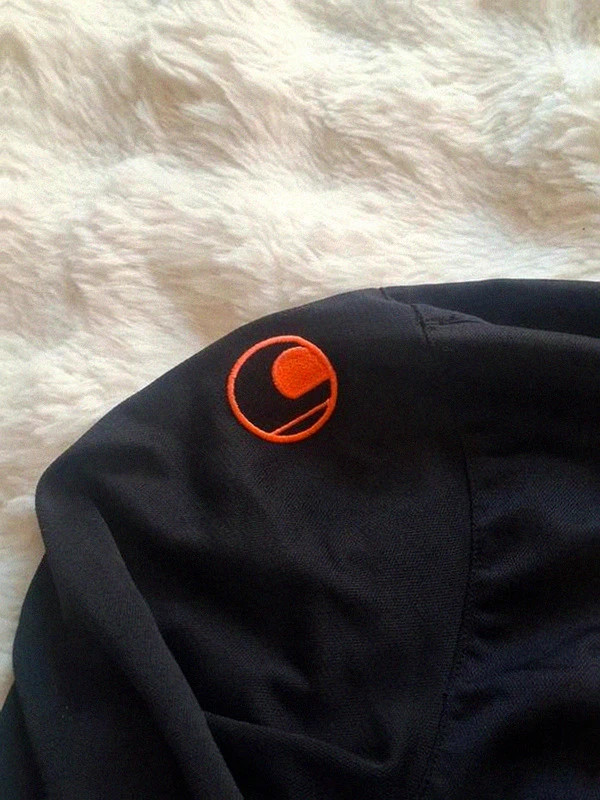 Veste d'Entraînement Uhlsport FP Portois Noir & Orange T.S / Sweat – Uhlsport – taille S 5