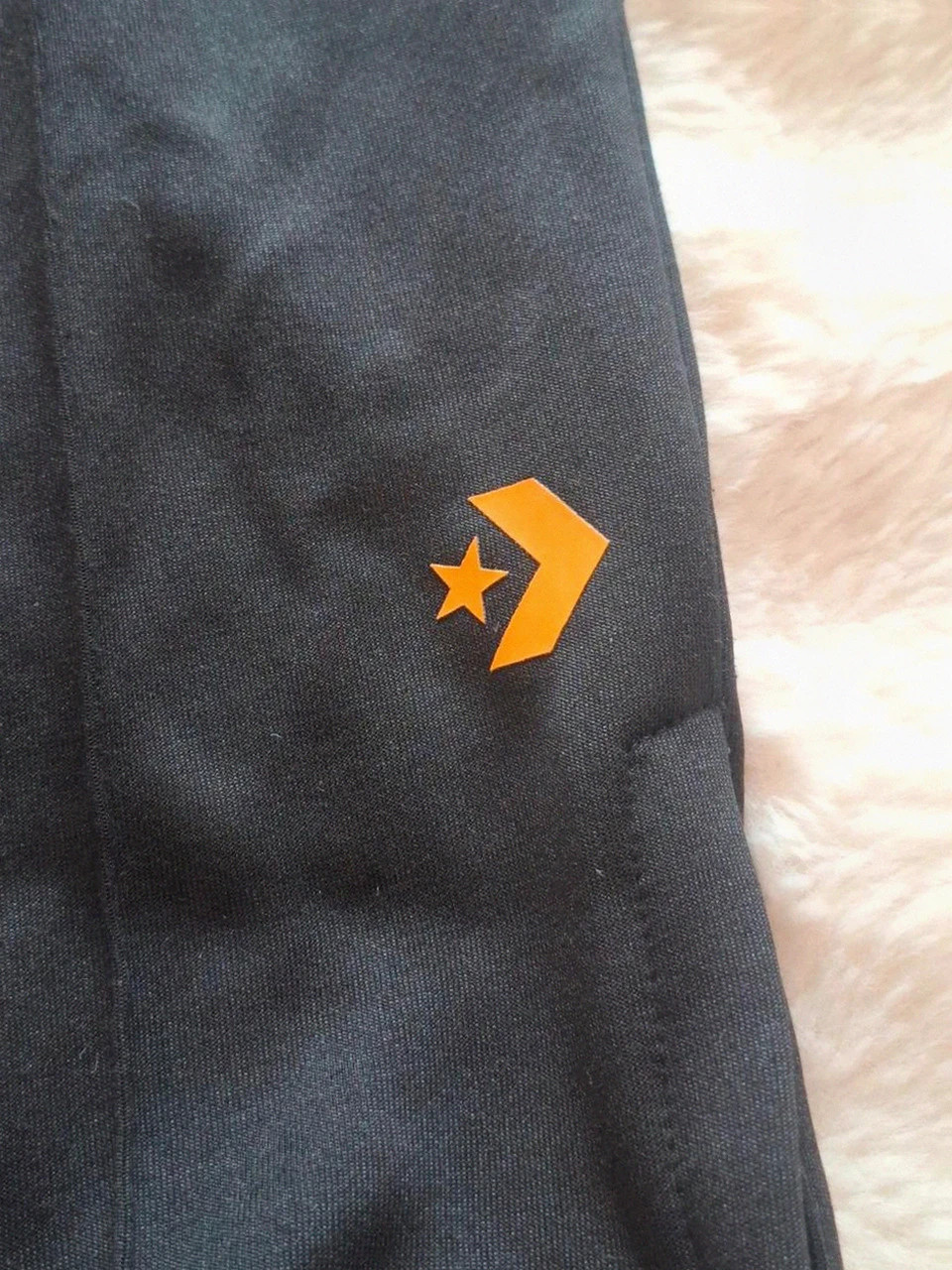 Pantacourt / Pantalon 3/4 noir vintage Converse - Taille S (Très bon état) – Converse – taille S / 36 / 8 2