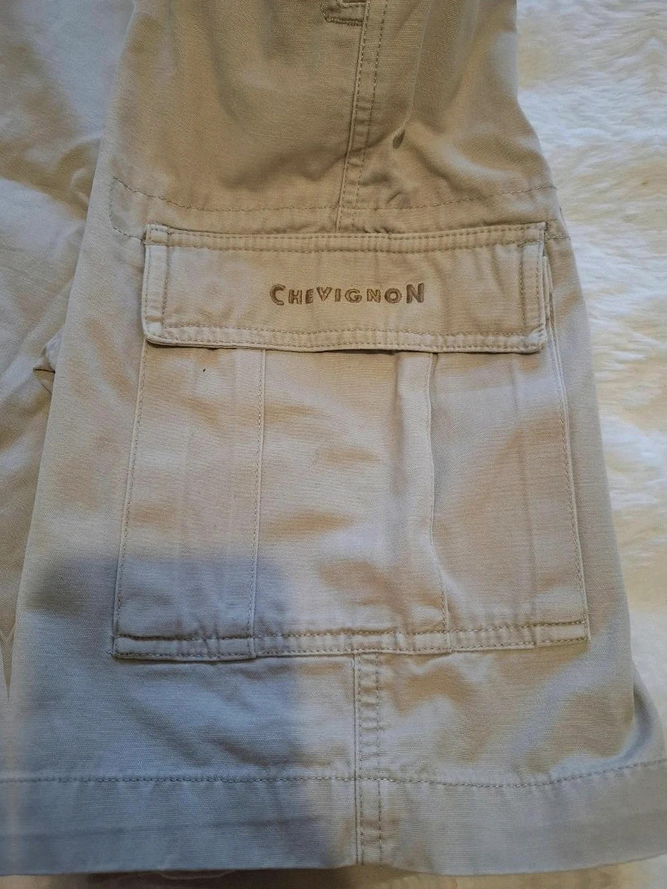 Cargo Bermuda Chevignon - Beige - Taille 34 - 100% Coton – Chevignon – taille W34 | FR 44 2