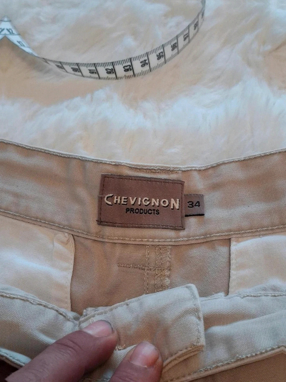 Cargo Bermuda Chevignon - Beige - Taille 34 - 100% Coton – Chevignon – taille W34 | FR 44 3