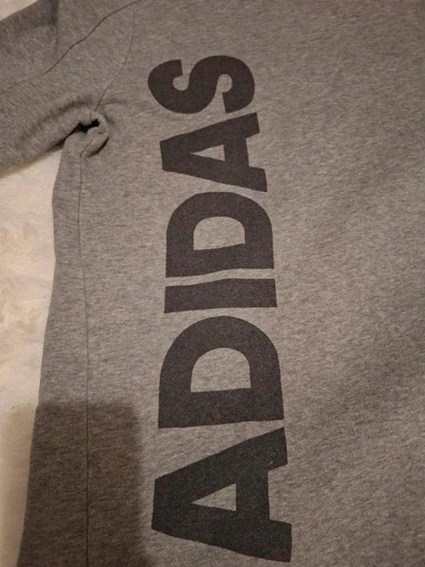 Adidas Sweat-shirt Crewneck Chiné Gris T.S / M – adidas – taille M 3