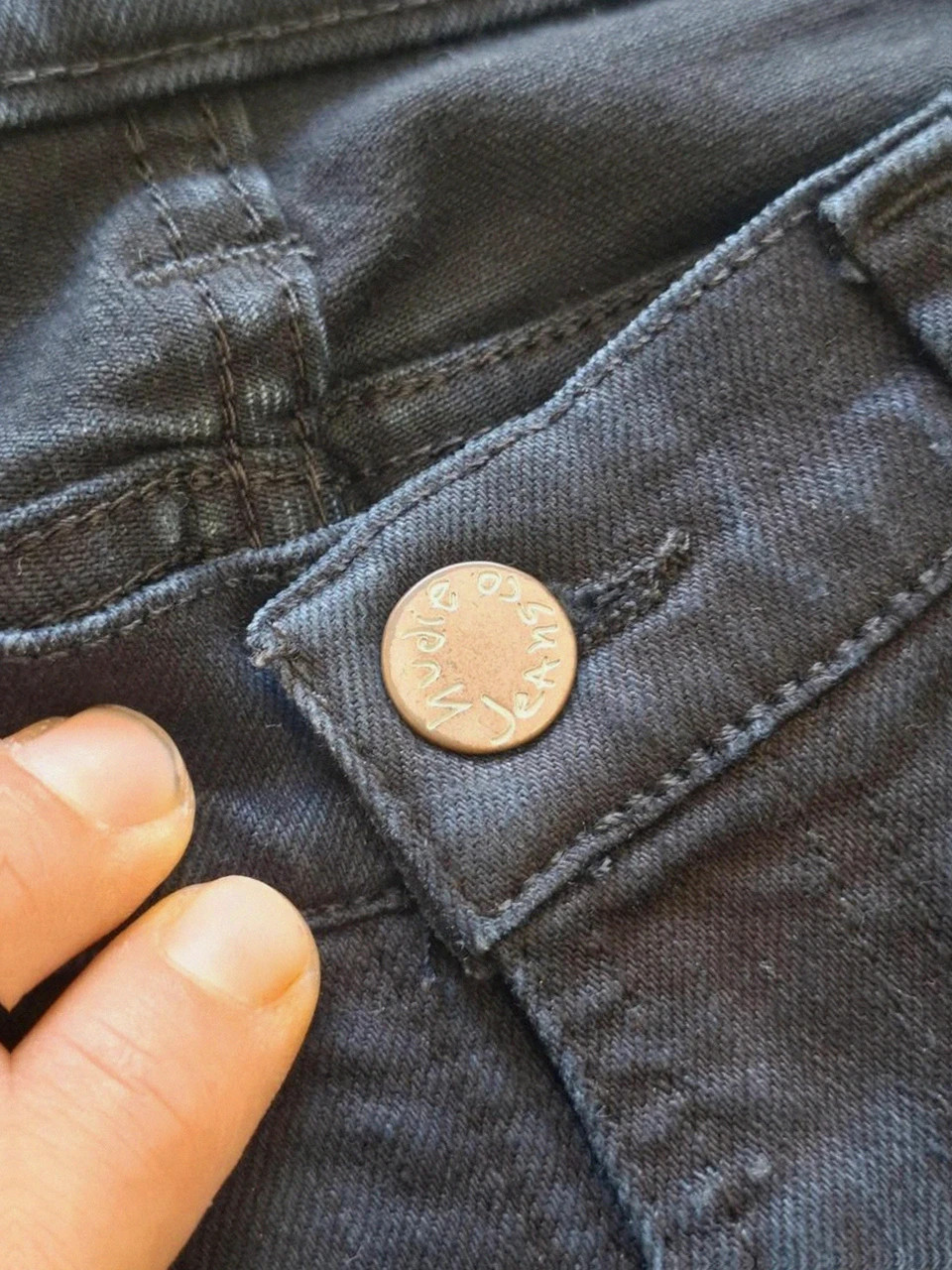 Jean Slim Nudie Jeans - Noir Délavé - W27 L34 – Nudie Jeans – taille W27 | FR 36 3