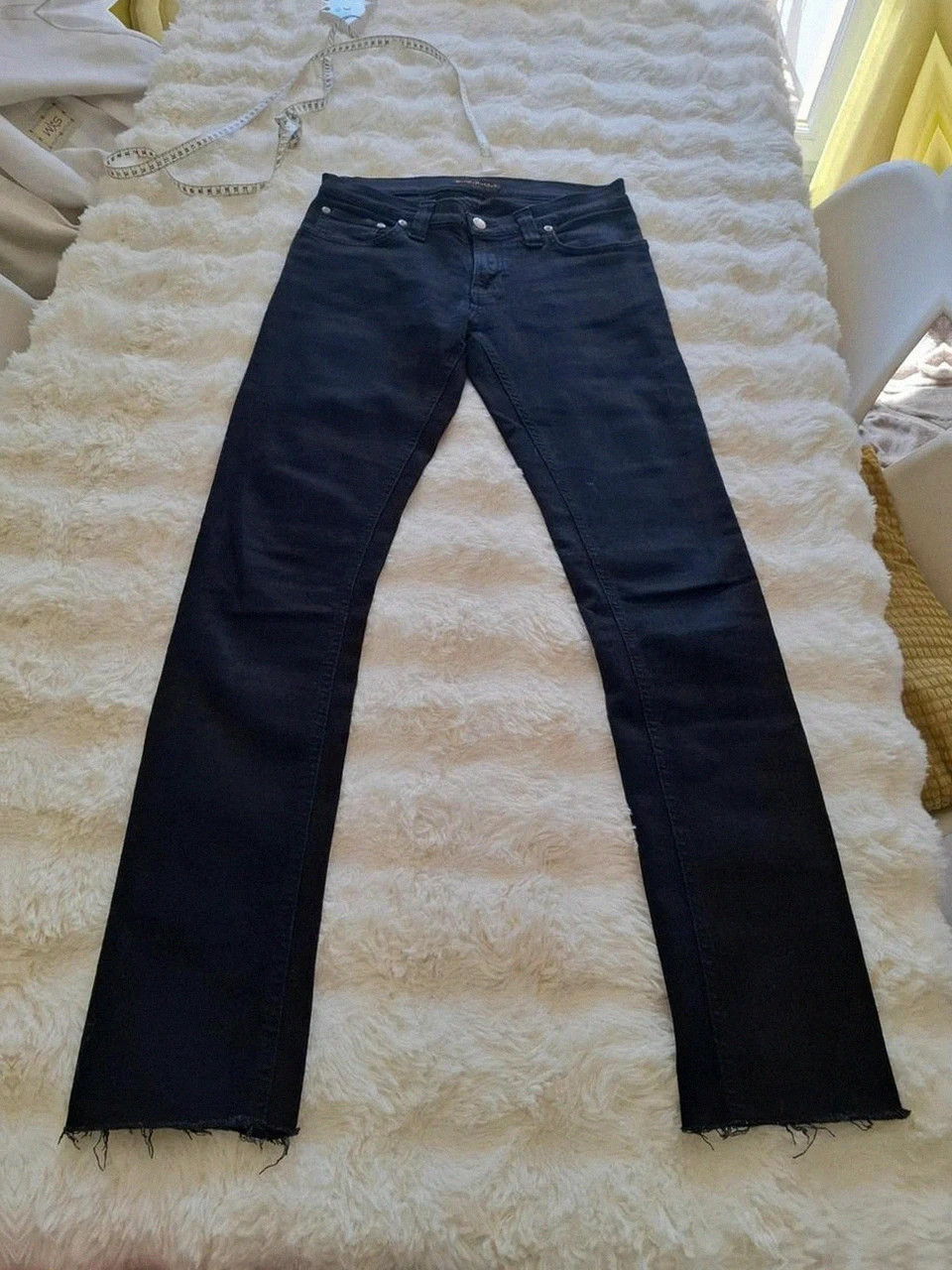 Jean Slim Nudie Jeans - Noir Délavé - W27 L34