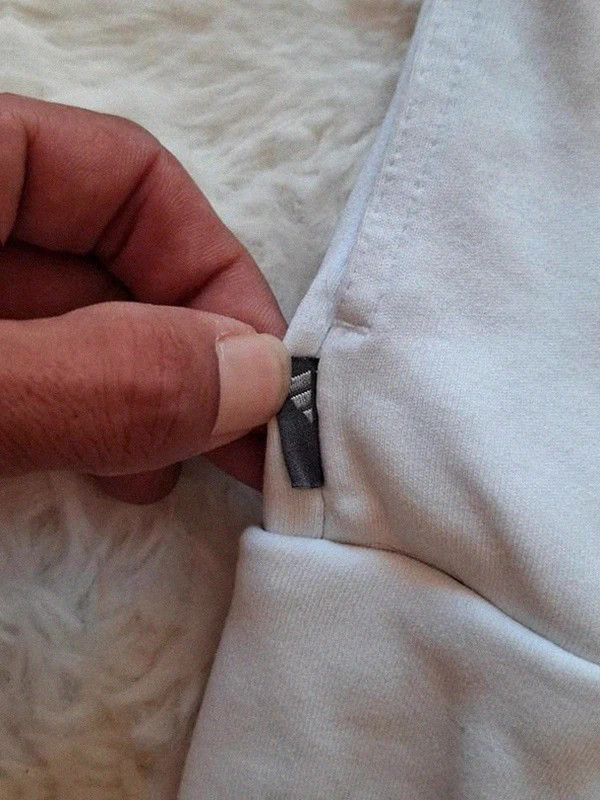 Adidas Sweat Zippé à Capuche Blanc & Noir T.S – adidas – taille S / 36 / 8 5