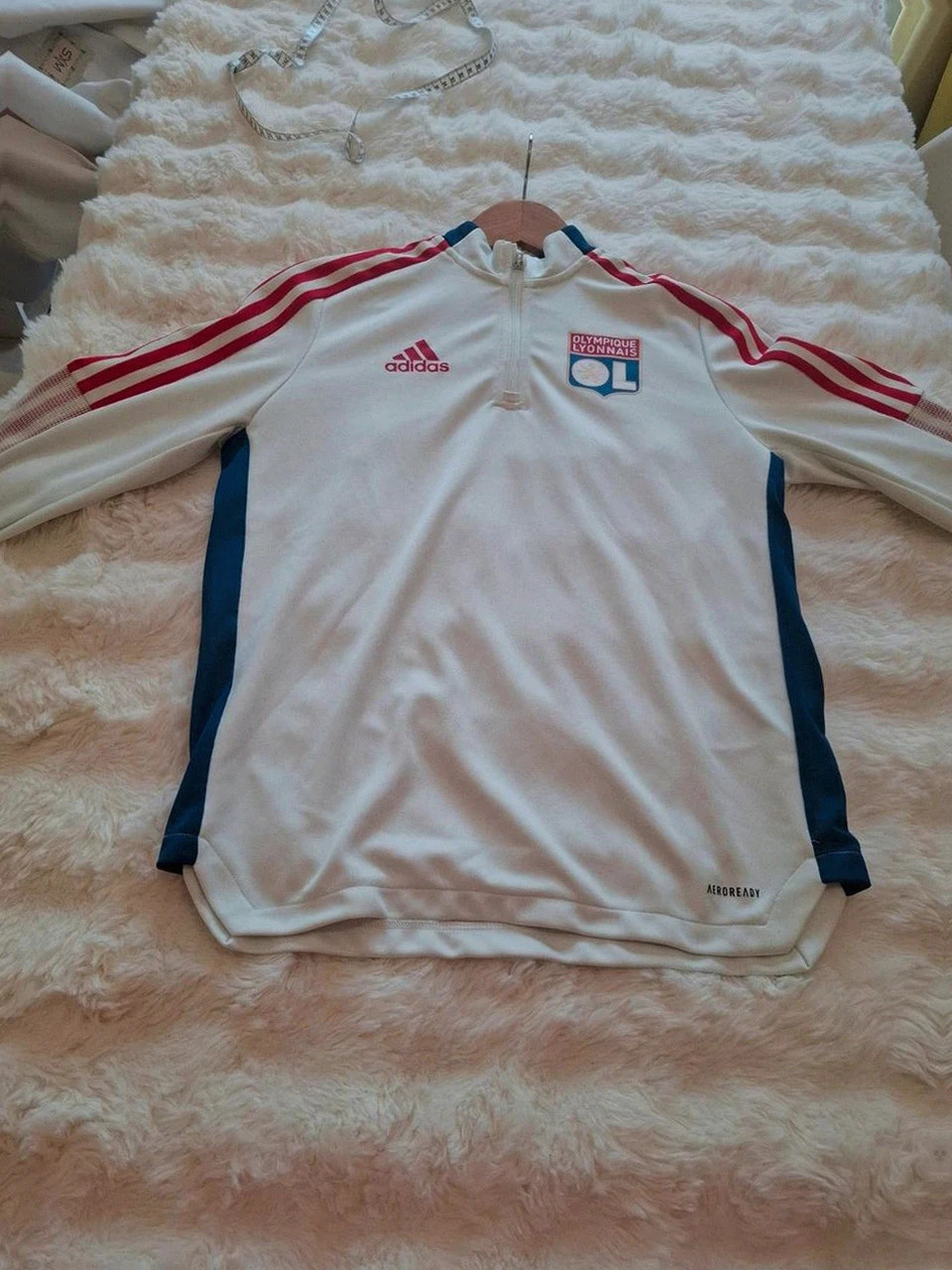 Adidas Sweat - Olympique Lyonnais (OL) - Blanc - Taille XS – adidas – taille XS 2