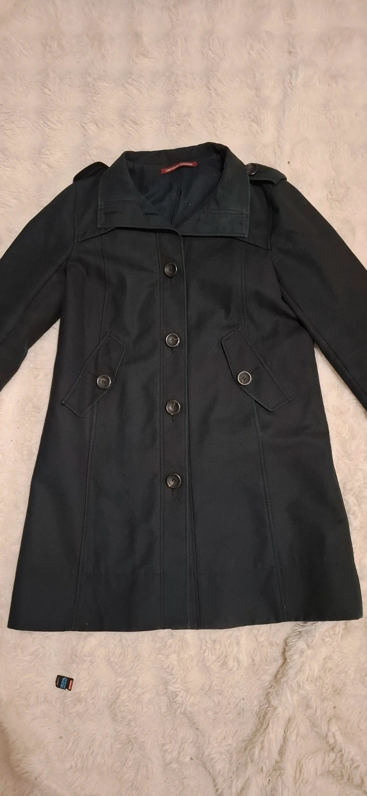 Trench manteau noir élégant col tailleur Comptoir des Cotonniers taille 42 – Comptoir des Cotonniers – taille XL / 42 / 14 2