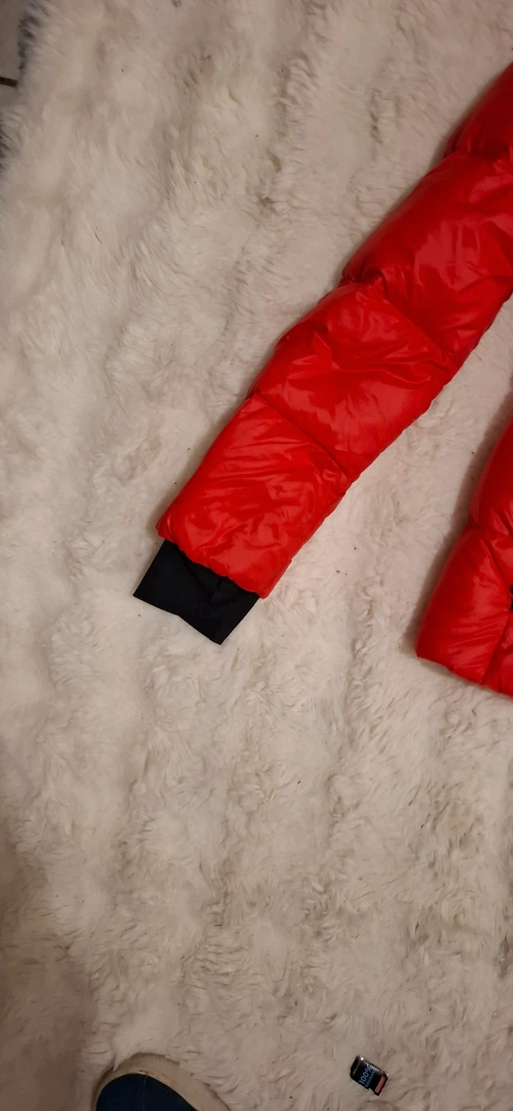 Doudoune rouge brillante duvet canard Gertrude Gaston Olga taille S – Gertrude + Gaston – taille S / 36 / 8 3