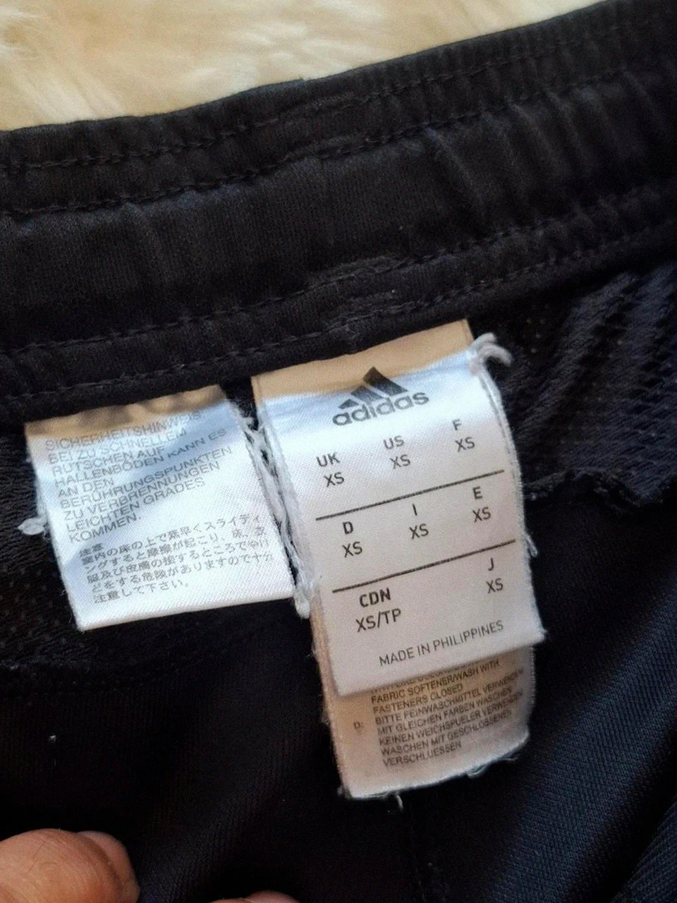 Pantalon Jogging / de Training Adidas - Noir avec bandes blanches - Taille XS – adidas – taille XS 3