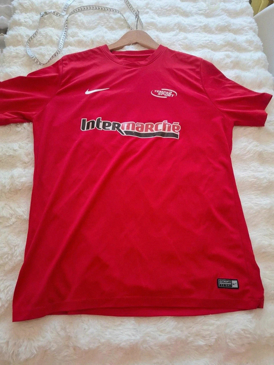 Maillot d'entraînement Nike Dri-FIT - Rouge - Temps 2 Sport / Sponsor Intermarché - Taille XL – Nike – taille XL 2