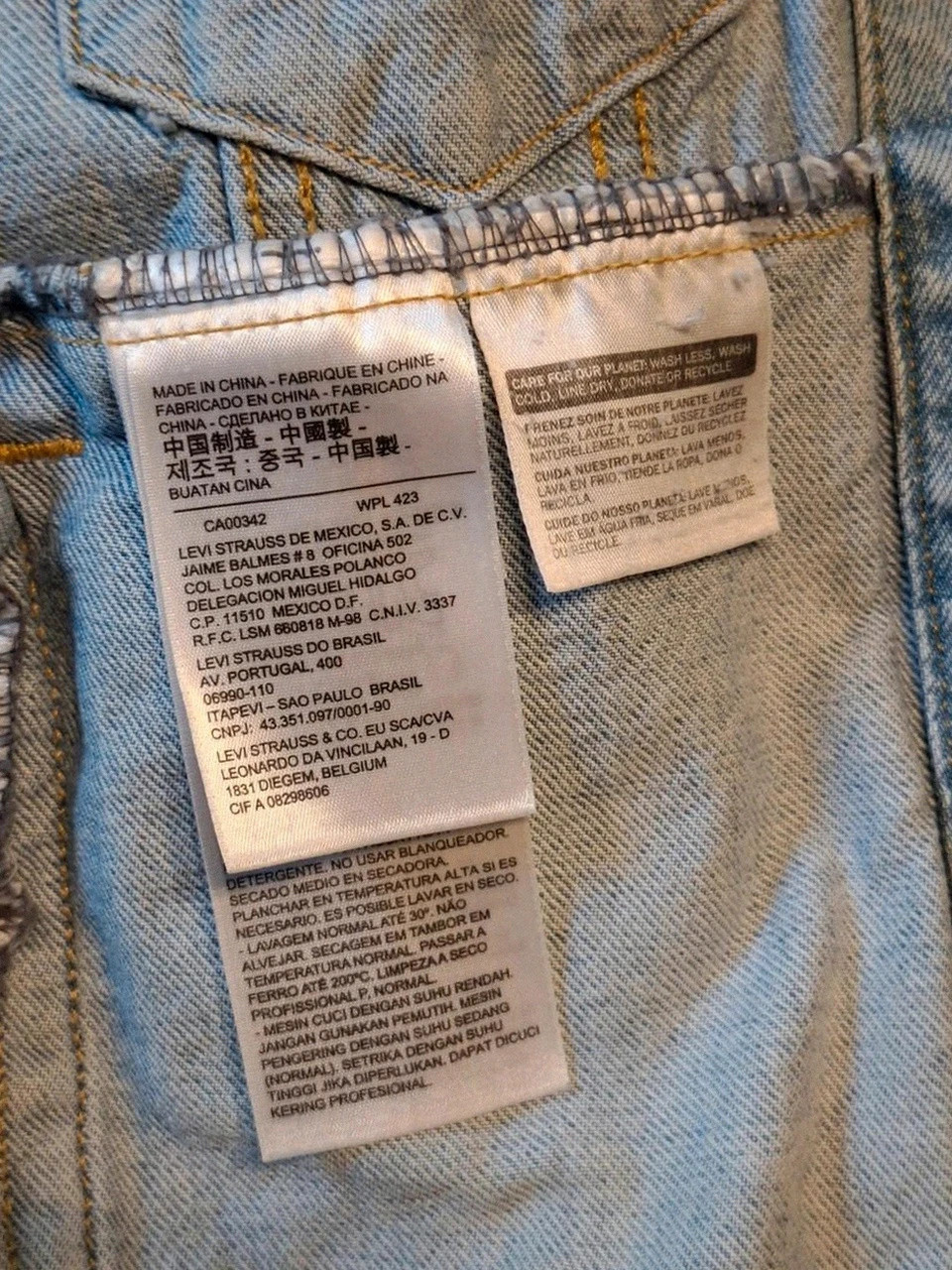Veste en jean Levi's - Coupe Courte / Ajustée – Levi's – taille XS / 34 / 6 5