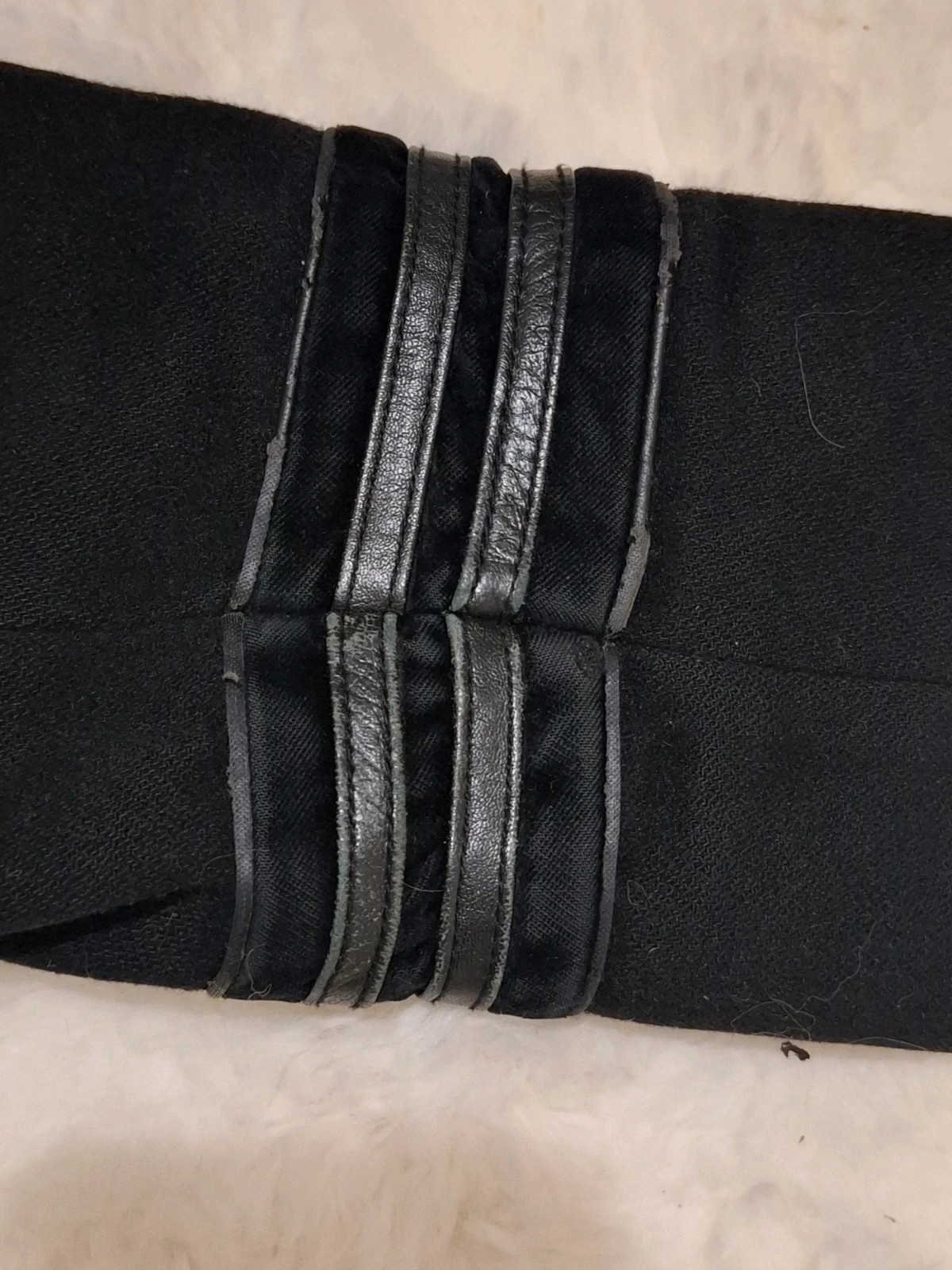 Manteau parka laine noir col fourrure amovible The Kooples taille S – The Kooples – taille S / 36 / 8 5