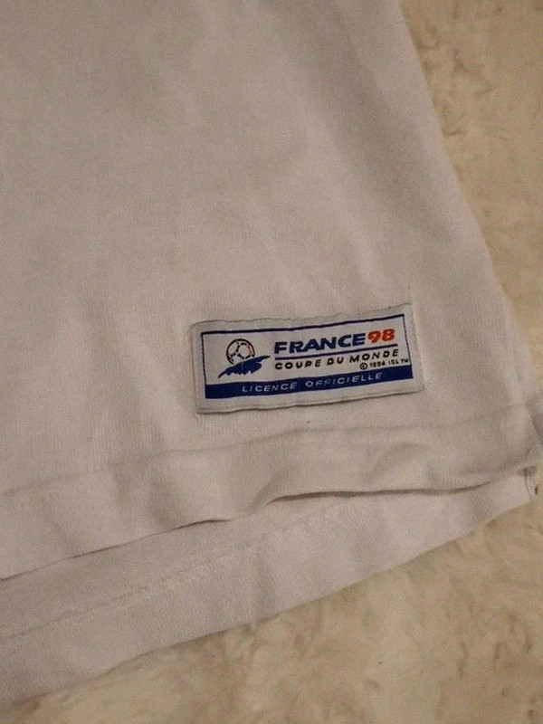 Polo Vintage Coupe du Monde Adidas France 98 (Licence Officielle) T.XS – adidas – taille XS 2
