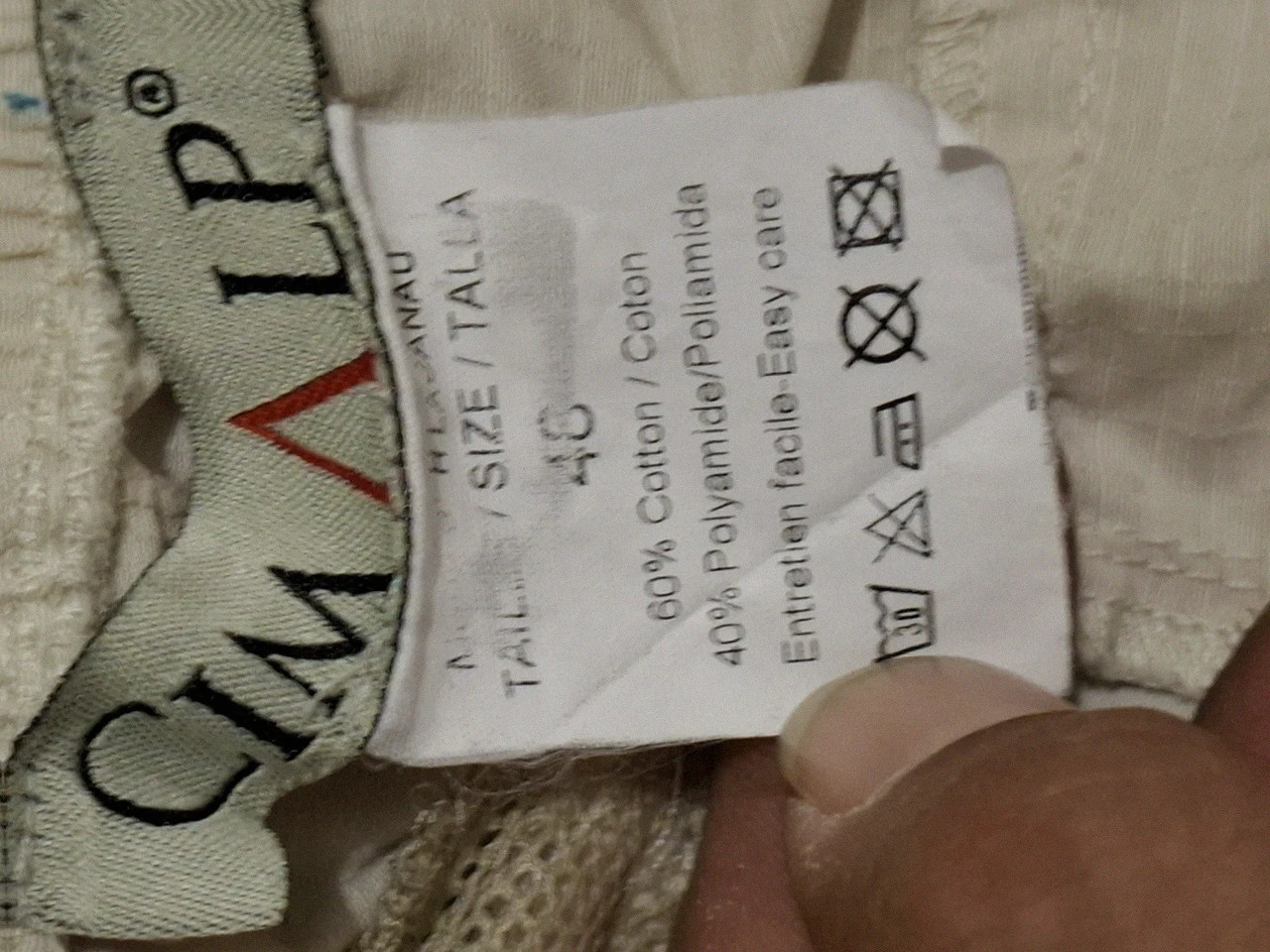 Pantacourt / Pantalon Randonnée Cimalp Beige T.46 – Cimalp – taille XL 3