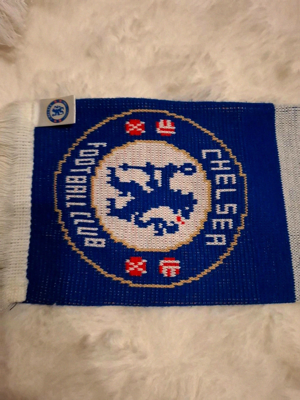 Écharpe Officielle Chelsea FC – Bleu & Blanc – Fabriquée au Royaume-Uni (UK) – Chelsea 2