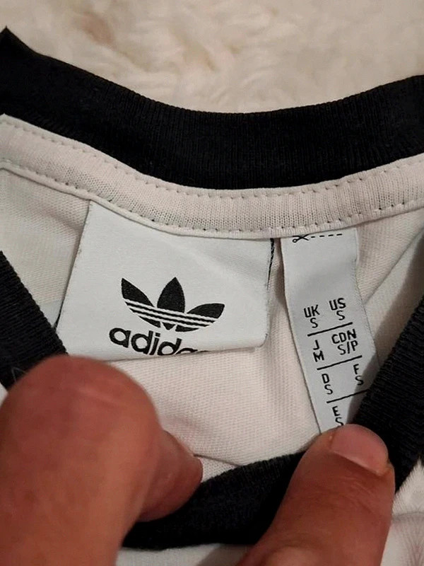 T-shirt Adidas Originals Ringer Blanc & Noir T.S – adidas – taille S 3