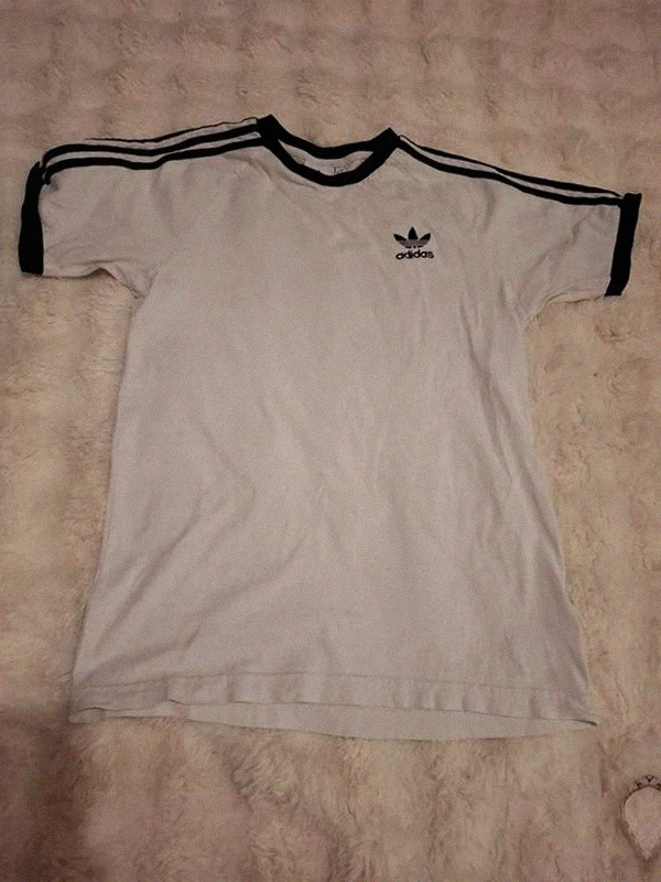T-shirt Adidas Originals Ringer Blanc & Noir T.S