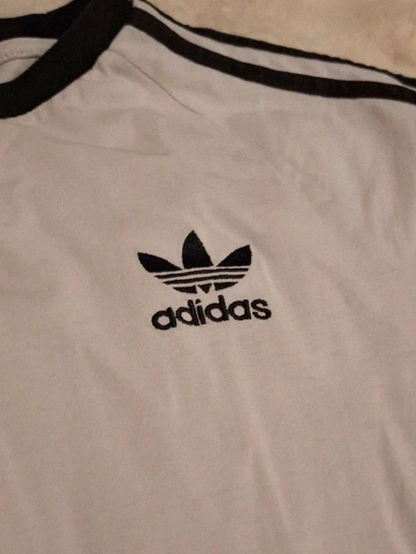T-shirt Adidas Originals Ringer Blanc & Noir T.S – adidas – taille S 2