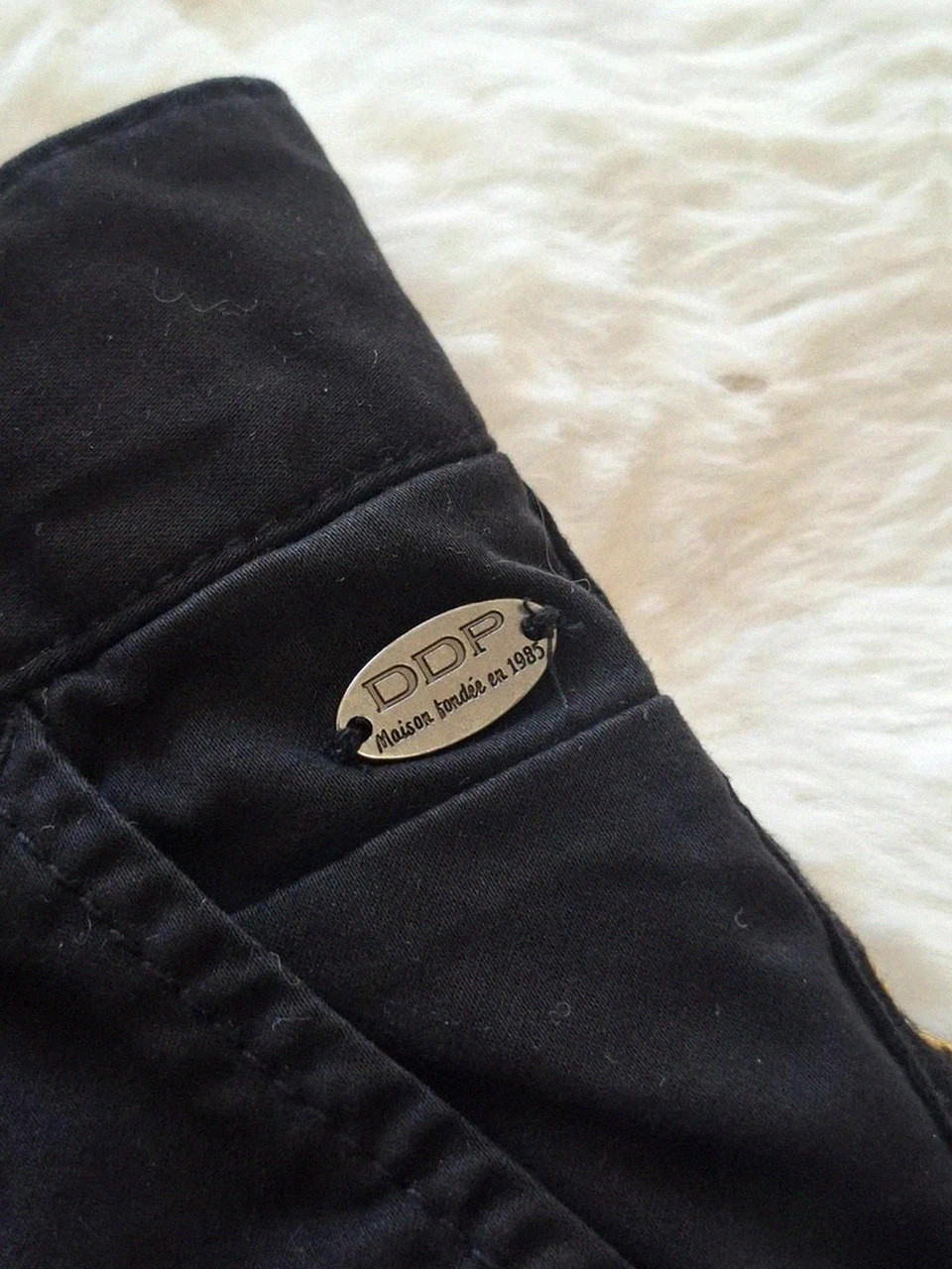 Pantalon Chino Slim Noir Ddp T.37 (27/37) – DDP – taille W27 | FR 36 2