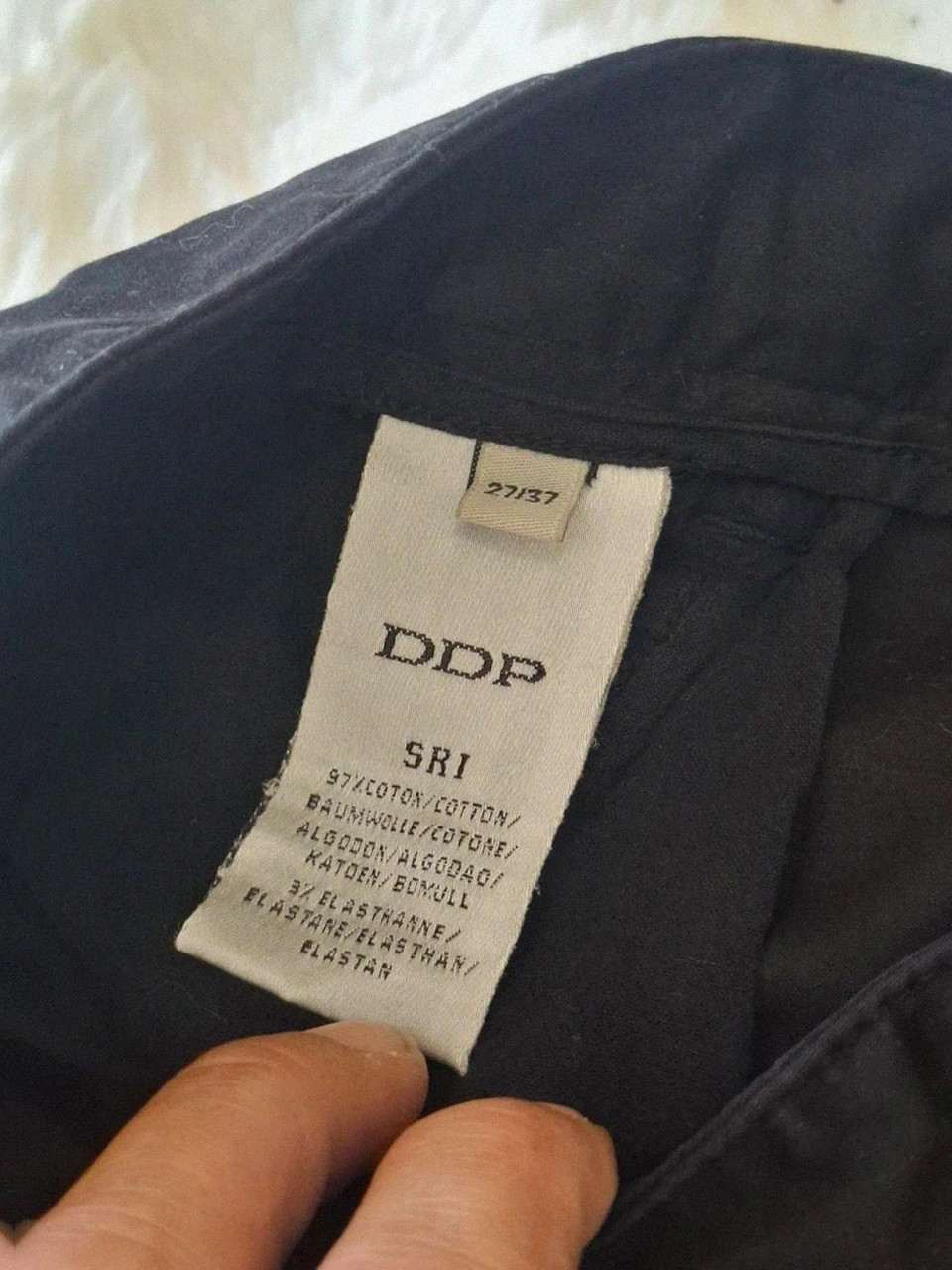 Pantalon Chino Slim Noir Ddp T.37 (27/37) – DDP – taille W27 | FR 36 5