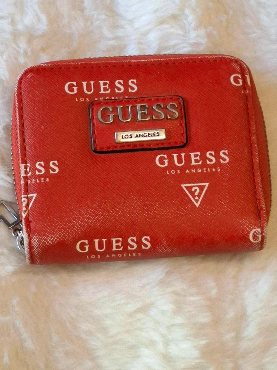 Petit Portefeuille / Porte-monnaie GUESS – Rouge