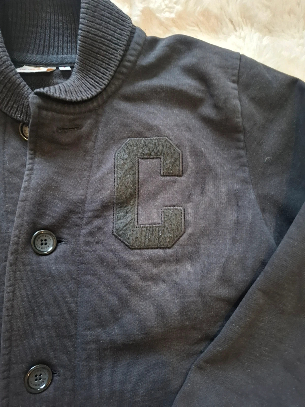 Veste cardigan zippée boutons Carhartt noir col teddy taille S workwear – Carhartt – taille S 3