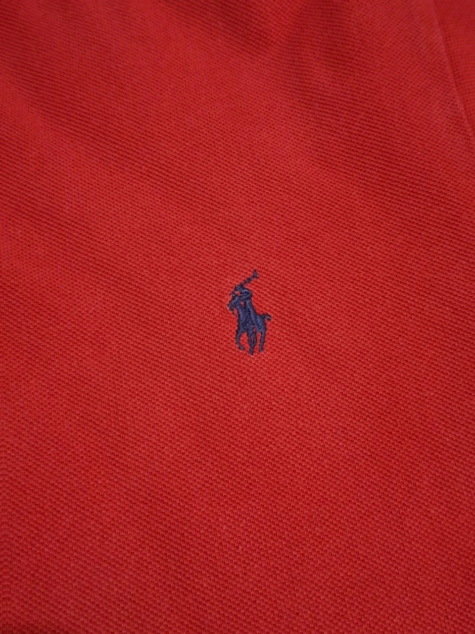 Polo Rouge Ralph Lauren Manches Courtes Custom Fit T.M – taille M 2
