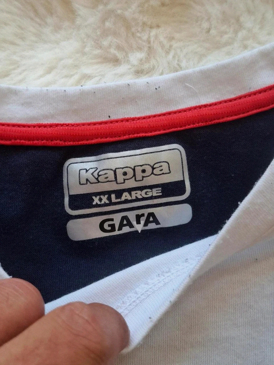 Maillot Rugby d'entraînement FC Grenoble Kappa - Taille XXL - Blanc et bleu marine – Kappa – taille XXL 5
