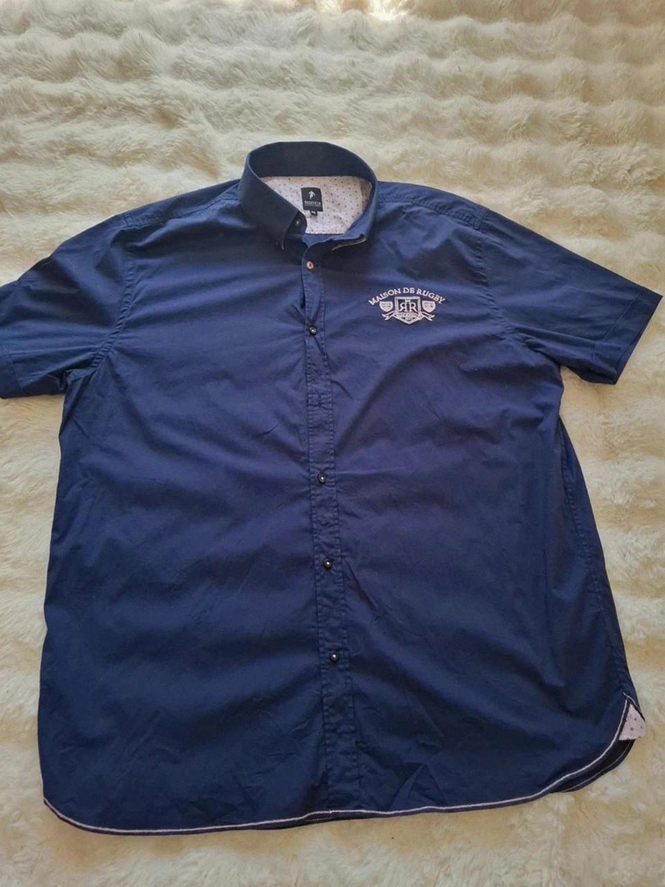 Ruckfield Chemise Manches Courtes Bleu Marine Sébastien Chabal T.XXL – Ruckfield – taille XXL 2