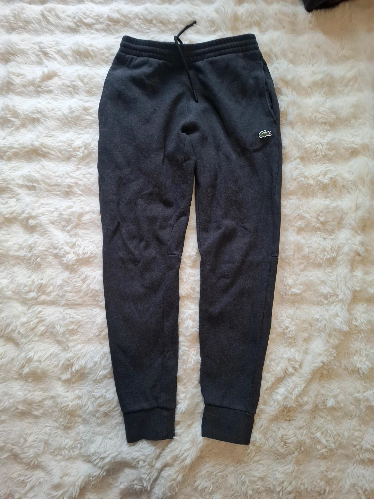 Pantalon de survêtement Lacoste gris anthracite slim fit jogger FR 2 US XS