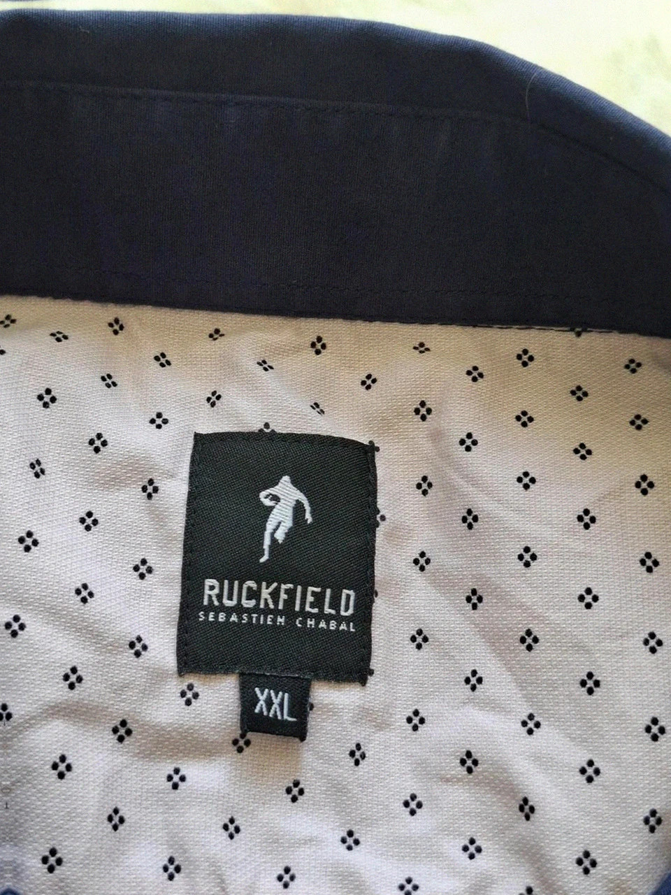 Ruckfield Chemise Manches Courtes Bleu Marine Sébastien Chabal T.XXL – Ruckfield – taille XXL 4