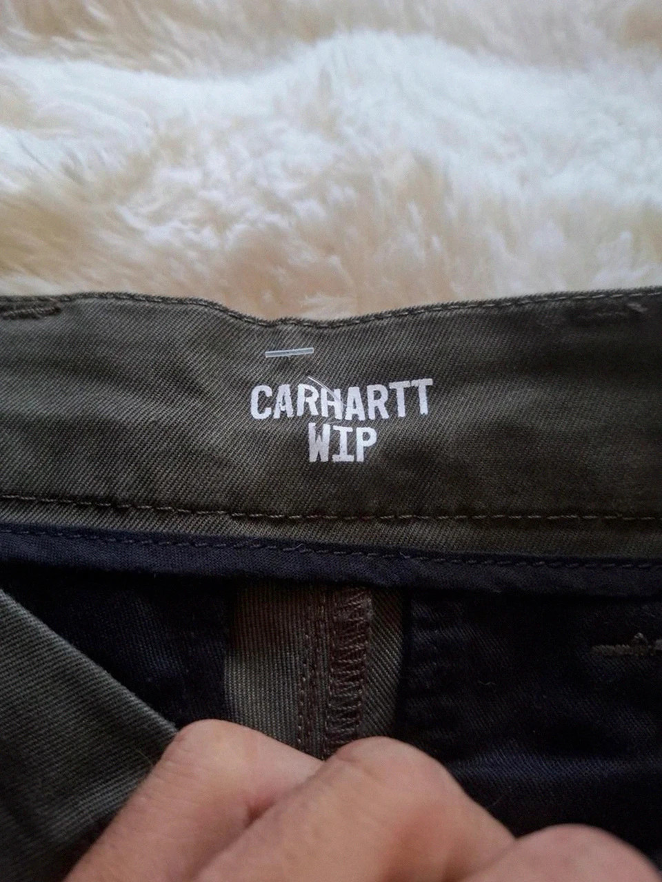 Pantalon Slim / Chino Carhartt Wip Sid Pant Kaki Vert T.W29 L34 – Carhartt WIP – taille W29 | FR 38 2
