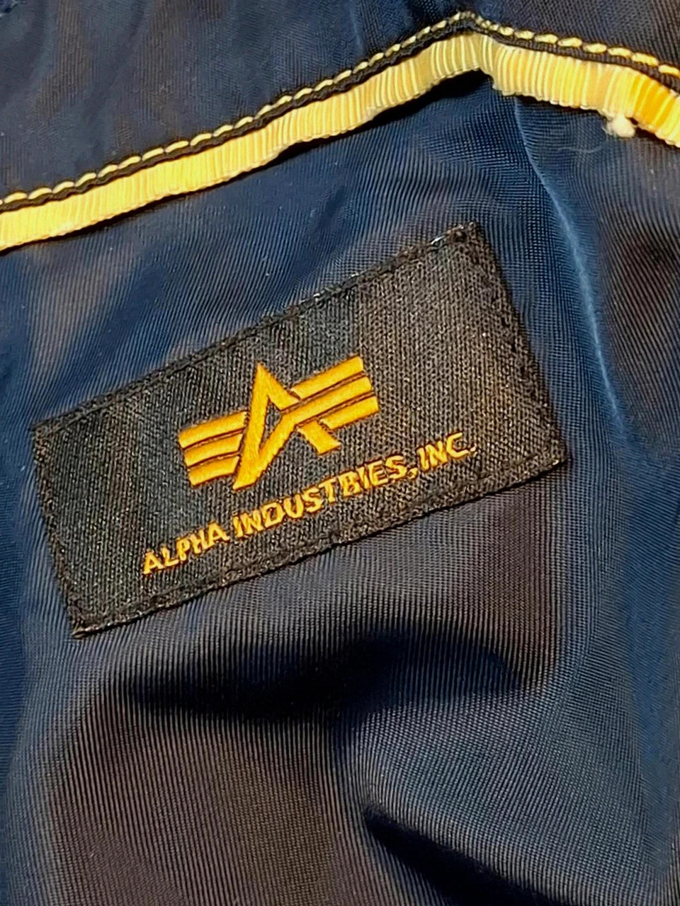 Bomber Marine Bleu Alpha Industries - Taille M – Alpha Industries – taille M 5
