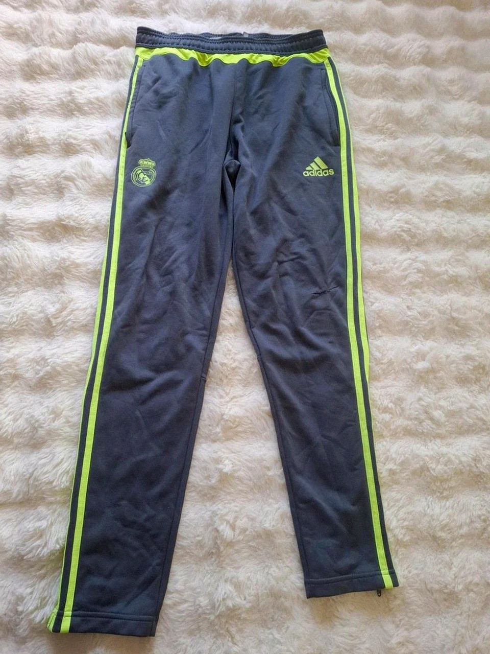 Pantalon Adidas de Survêtement Gris / Jaune Real Madrid Climacool T.M