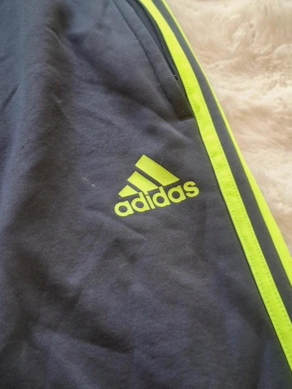 Pantalon Adidas de Survêtement Gris / Jaune Real Madrid Climacool T.M – adidas – taille M 3