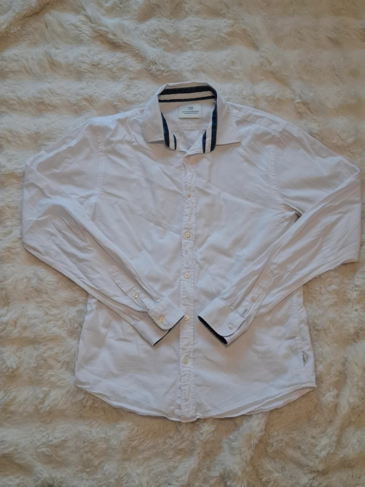 Chemise Manches Longues Homme Blanche "Scotch & Soda" Amsterdam Couture T.M – Scotch & Soda – taille M 2