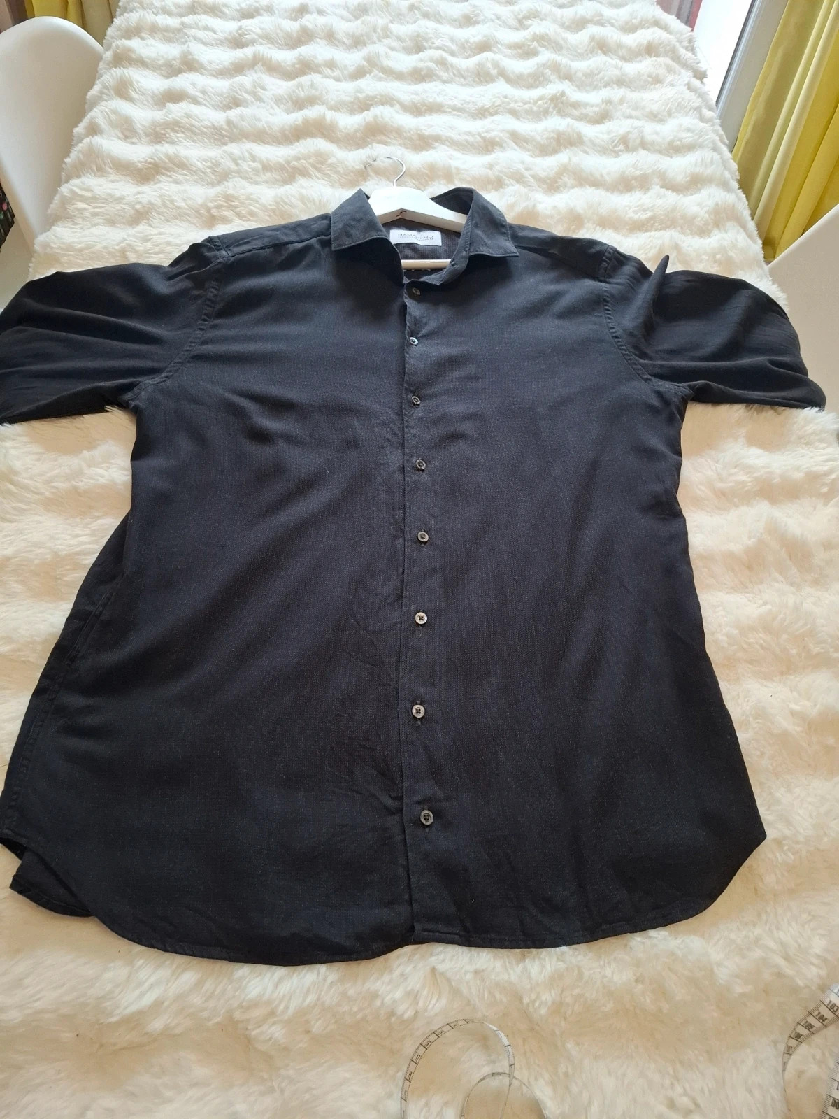 Chemise manches longues Hamaki-Ho noire - 100% Coton - Made in Italy - Taille XXL – Hamaki - Ho – taille XXL 2