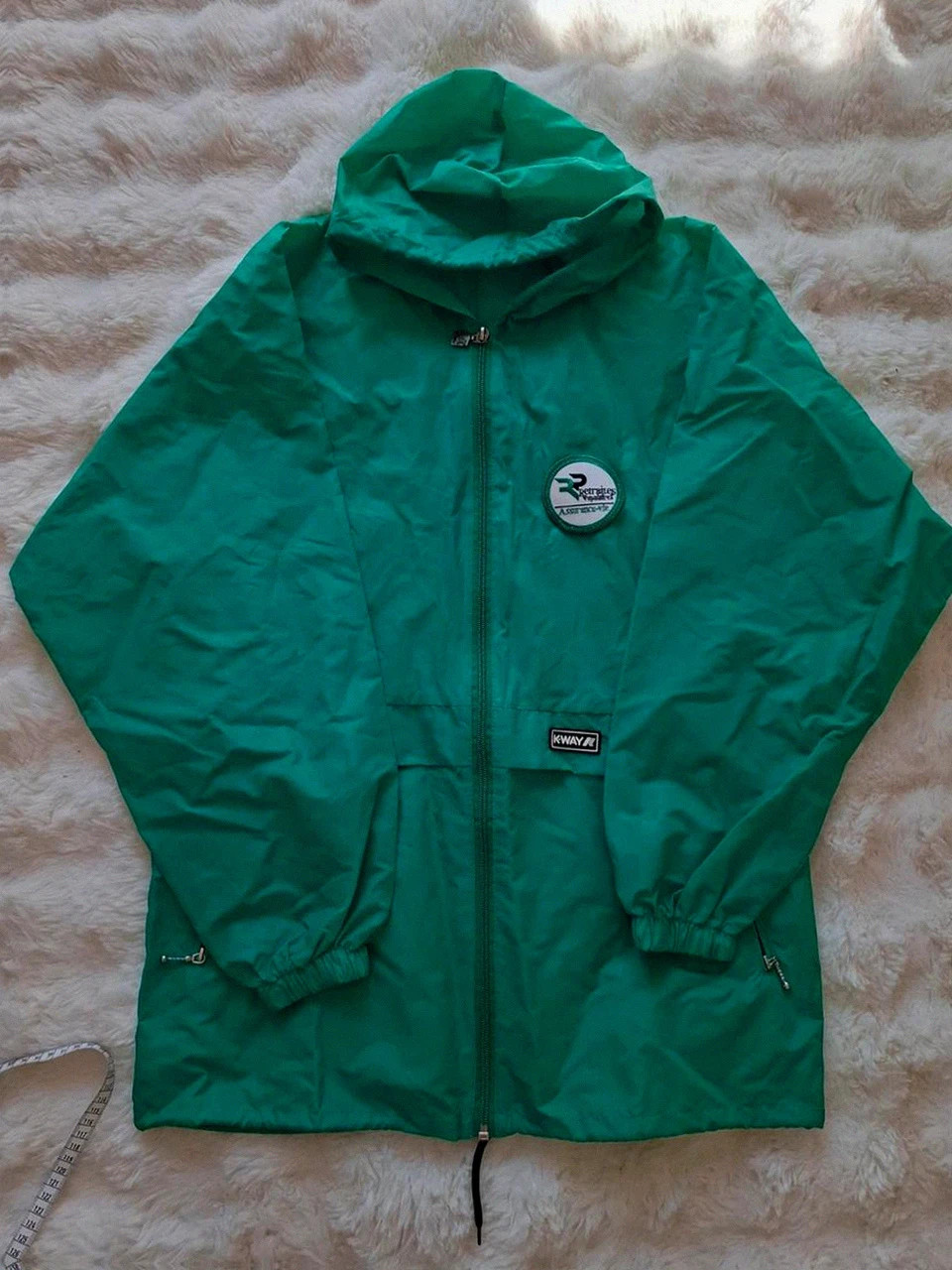 K-Way publicitaire vintage collector "Retraites Populaires" - Vert - Taille S – K-Way – taille S 2