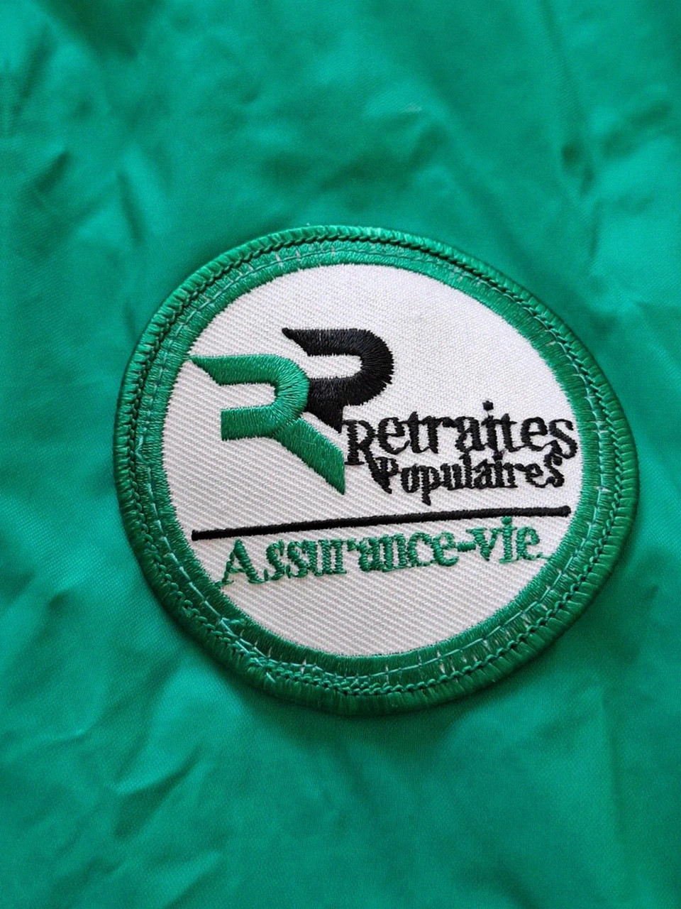 K-Way publicitaire vintage collector "Retraites Populaires" - Vert - Taille S – K-Way – taille S 4