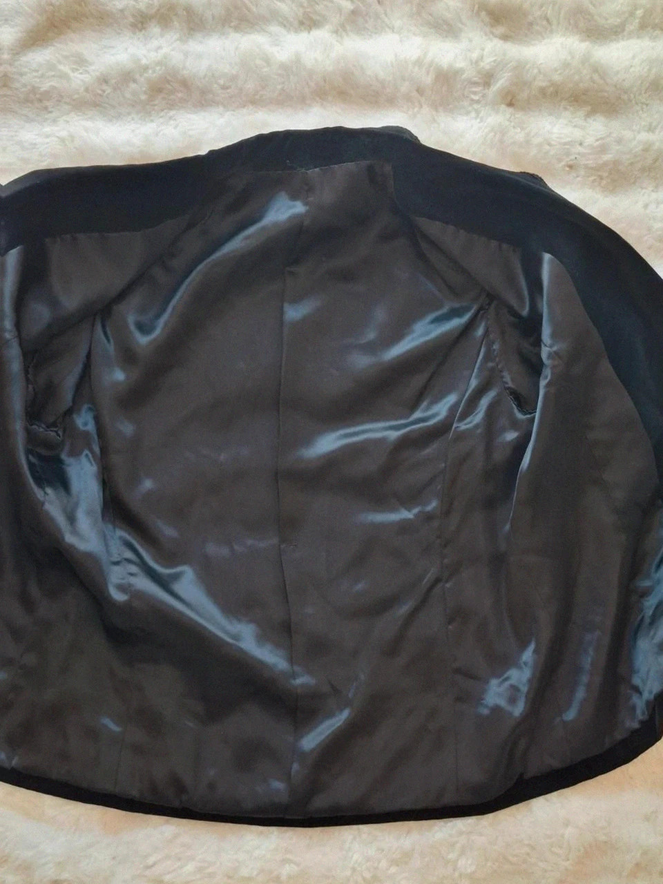 Veste / Blazer en velours noir - Ornées de boutons dorés - Taille unique / M – taille M / 38 / 10 4