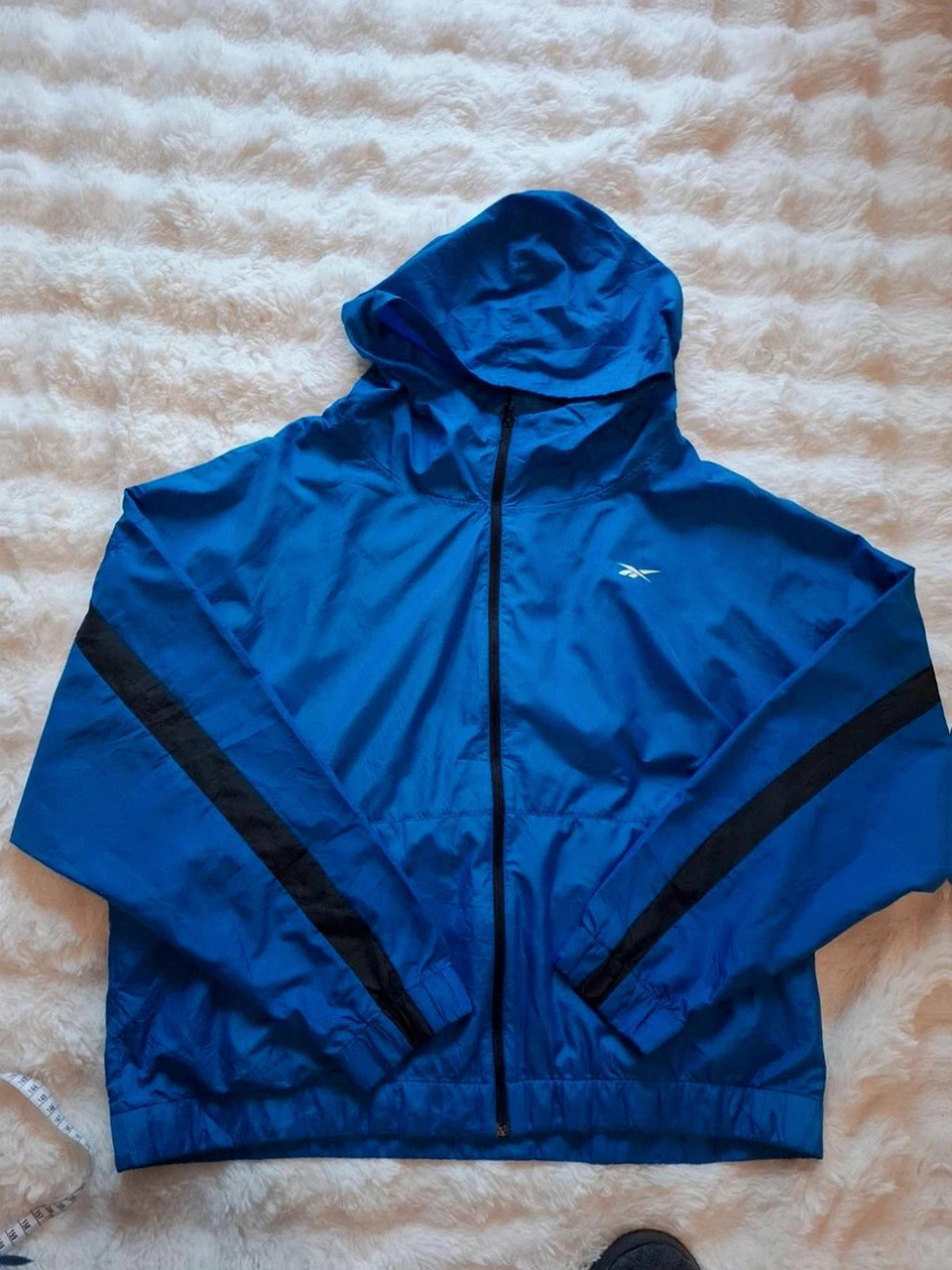 Veste Zippée à Capuche / Coupe-Vent Reebok Speedwick Bleu & Noir T.XL – Reebok – taille XL 2