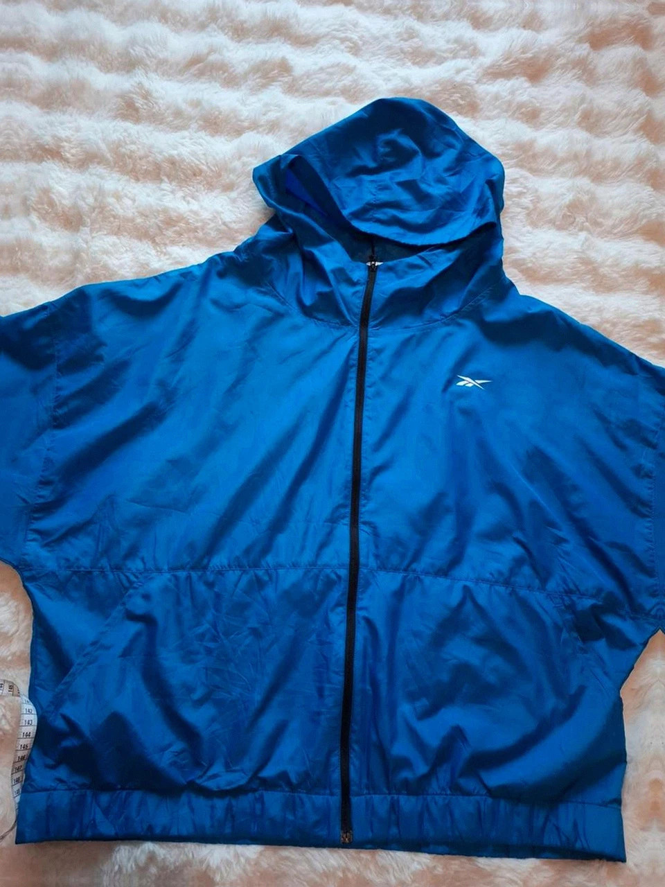 Veste Zippée à Capuche / Coupe-Vent Reebok Speedwick Bleu & Noir T.XL – Reebok – taille XL 4