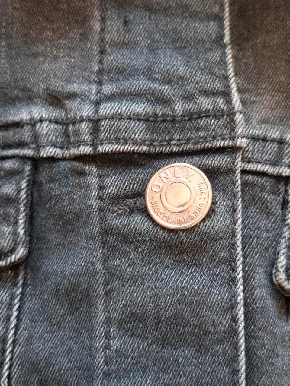 Veste en jean délavé noir Only - Taille S / 36 – ONLY – taille S / 36 / 8 4