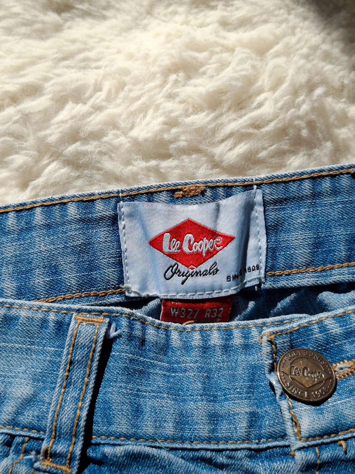 Jean Droit / Regular "Lee Cooper Originals" Délavé W32 L32 – Lee Cooper – taille W32 | FR 42 3