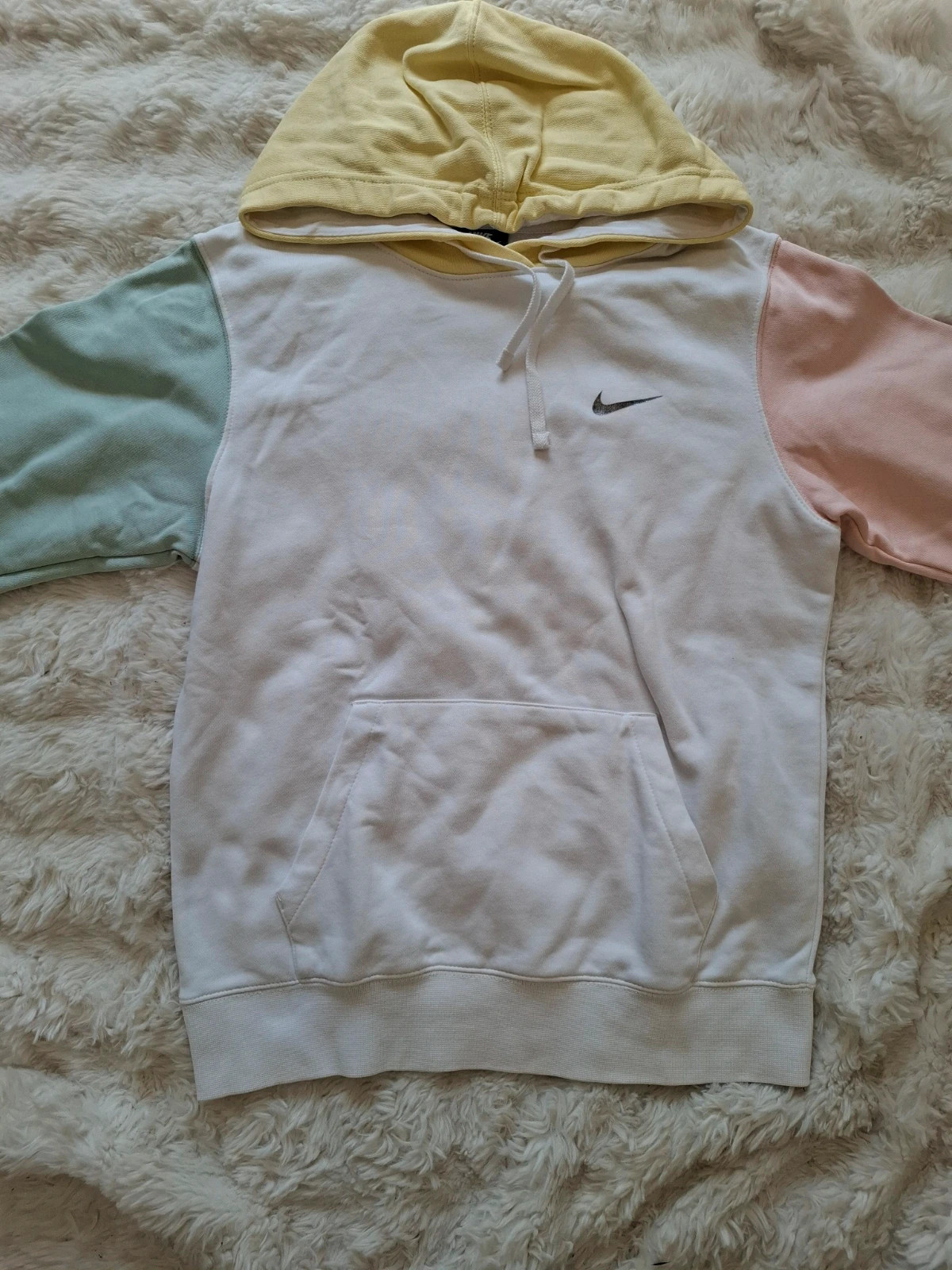 Sweat à Capuche / Hoodie Multicolore Pastel "Nike" Colorblock T.XS (Femme) – Nike – taille XS / 34 / 6 3