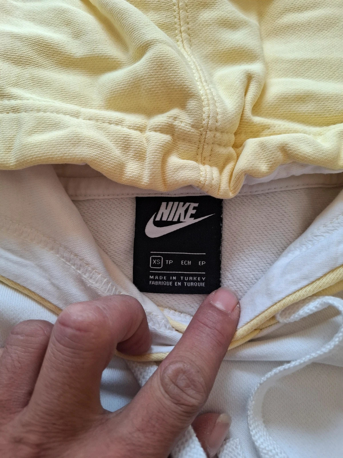 Sweat à Capuche / Hoodie Multicolore Pastel "Nike" Colorblock T.XS (Femme) – Nike – taille XS / 34 / 6 4